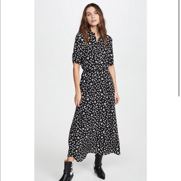 BB Dakota Floral Education Fall Midi Dress - Picture 1 of 6